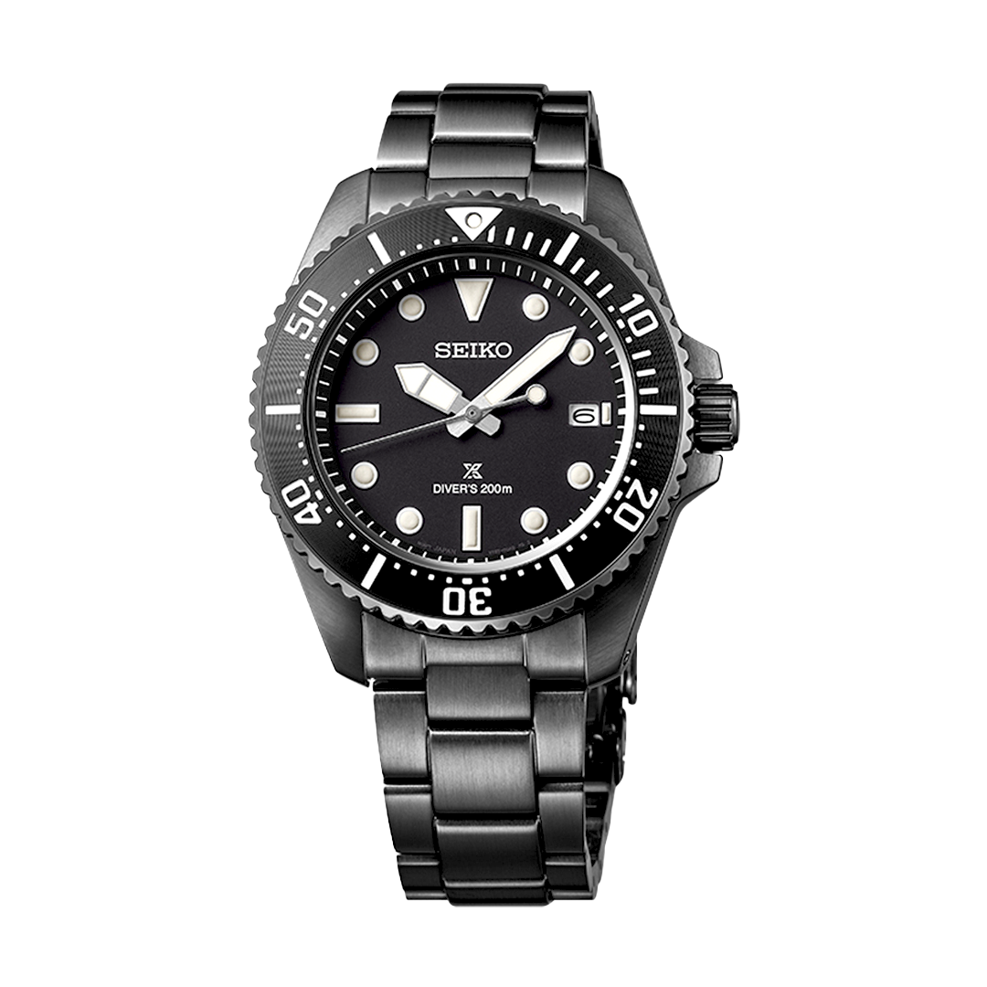 Seiko Prospex Solar Diver’s in All Black - SNE599P1
