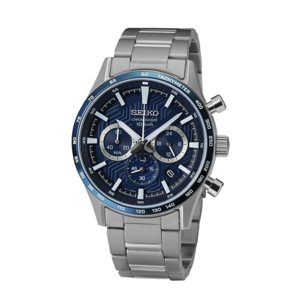 Men’s Quartz Chronograph Watch with Three Sub-dials - SSB445P1