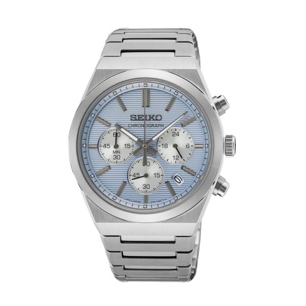 Men’s Quartz Chronograph Watch with Blue Dial - SSB459P1
