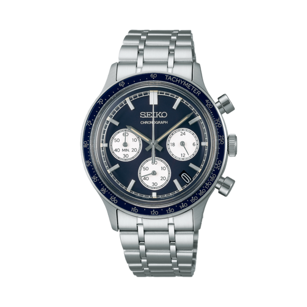 Men’s Quartz Chronograph Watch in Blue - SSB477P1
