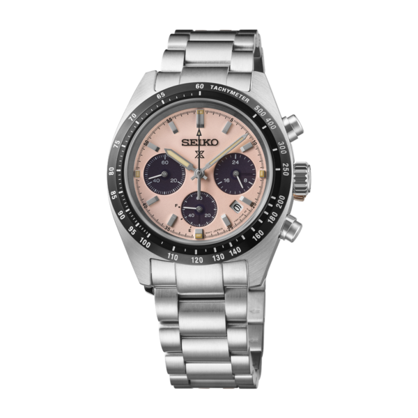 Seiko Prospex Speedtimer in Pale Pink - SSC963P1