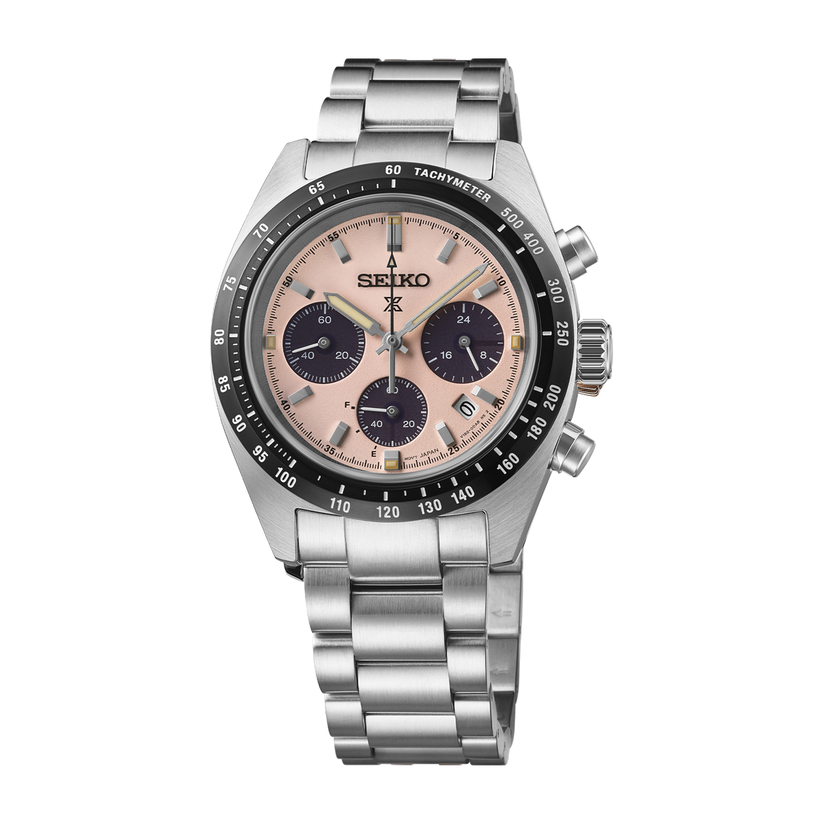 Seiko Prospex Speedtimer in Pale Pink - SSC963P1