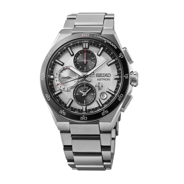 Astron ‘Silvery Night’ 5X GPS Solar Chronograph  - SSH153J1