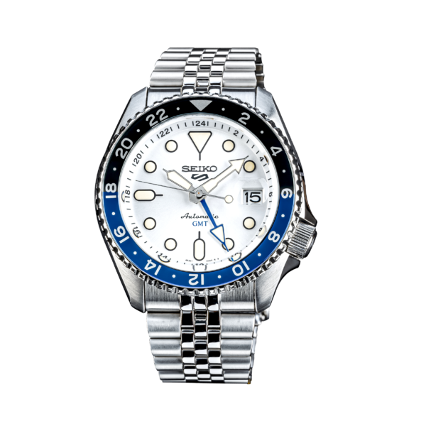 Seiko 5 Sports SKX GMT Sky Blue, Silver Cloud - SSK033K1