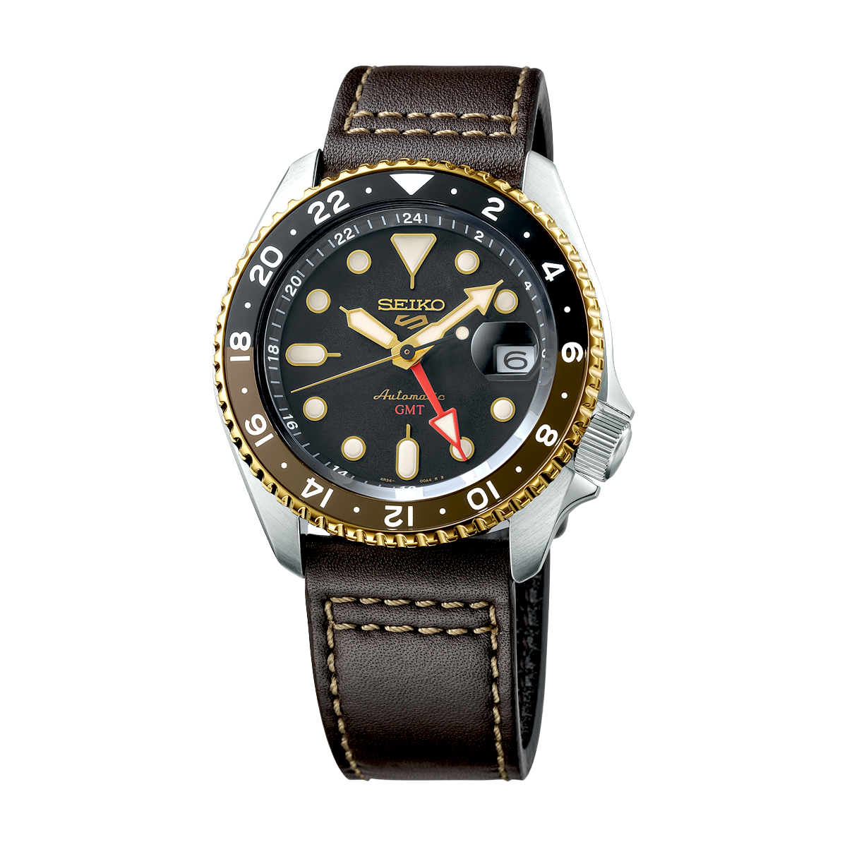 Seiko 5 Sports SKX GMT in Mocha - SSK036K1