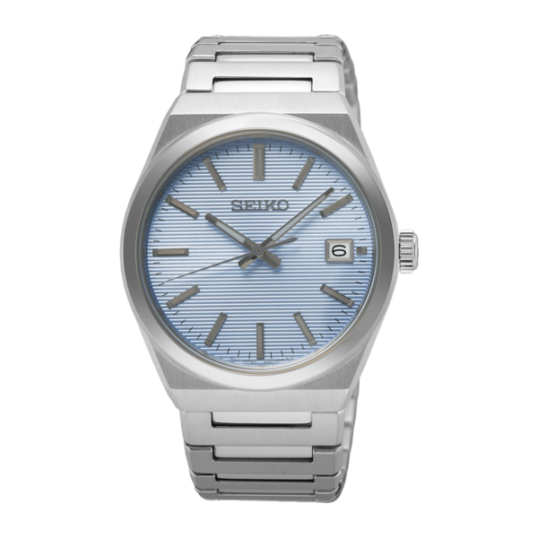 Men’s Quartz Watch with Textured Blue Dial - SUR599P1